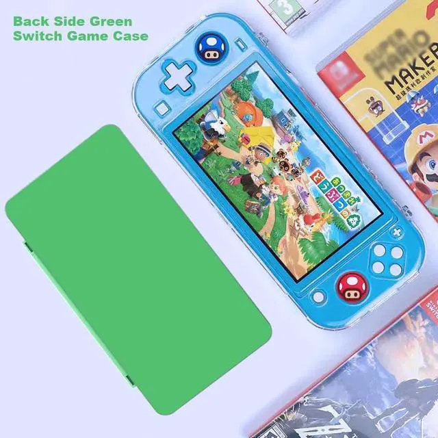 Alt view image 7 of 7 - Game Card Case for Nintendo Switch/Switch 2/OLED/Lite, Portable Switch Game Case Magnetic Closure Games Holder with 24 Slots for Games Cards & SD Cards Durable Cartridge Cases Hard Shell, Green