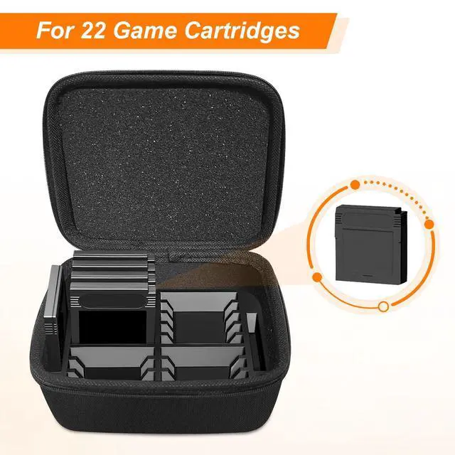 Alt view image 2 of 6 - Carrying Case for Original Game Boy and Color Games, Accessories for Game Boy Game - Holds 22 Games