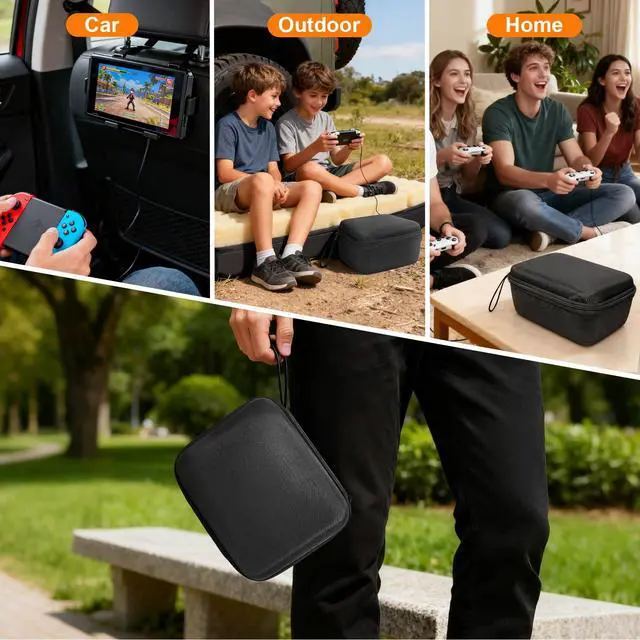 Alt view image 6 of 6 - Carrying Case for Original Game Boy and Color Games, Accessories for Game Boy Game - Holds 22 Games