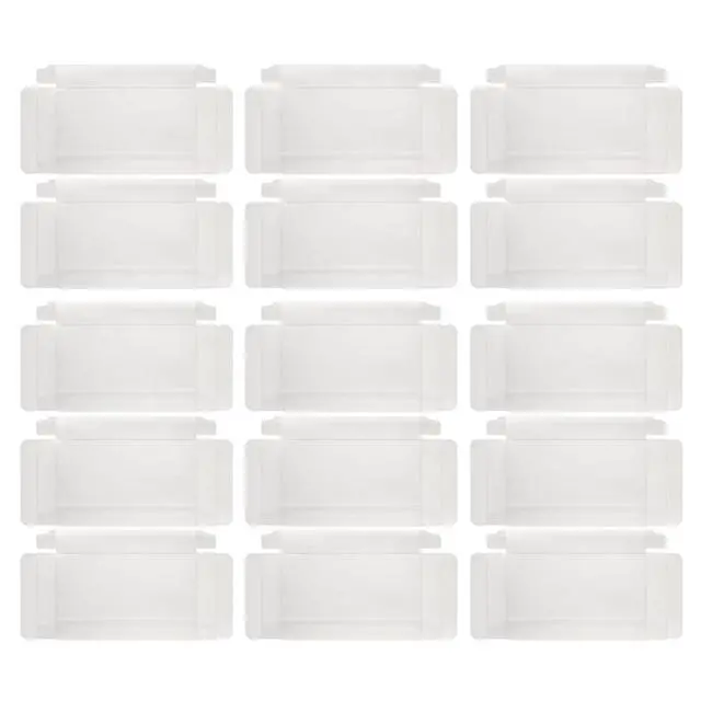 Alt view image 2 of 6 - 15 Pack Clear Case Sleeve Protector for Super Nintendo SNES Game Cartridges