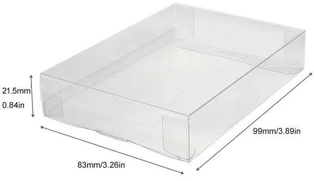 Main image of 10PCS Cartridge Protector Case Clear Plastic Protection Sleeve Display Compatible for 2600 7800 Cartridge