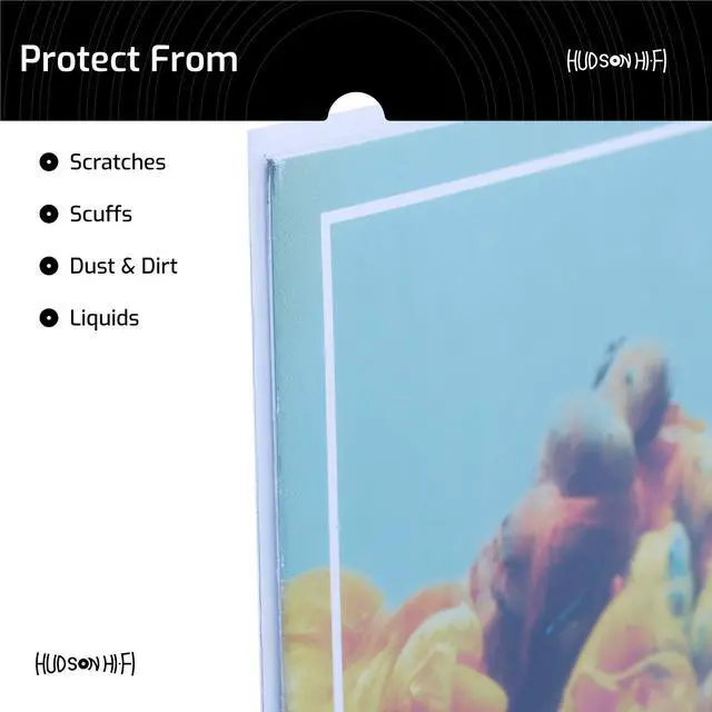 Alt view image 5 of 7 - Flexible Archival-Grade Vinyl Jacket Outer Sleeves 100 Pack Crystal Clear Polypropylene, Anti-Static & Acid-Free