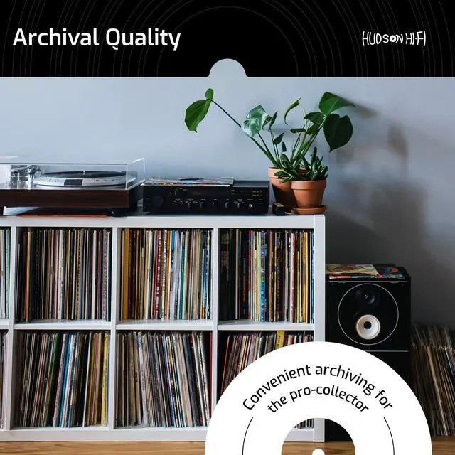 Alt view image 7 of 7 - Flexible Archival-Grade Vinyl Jacket Outer Sleeves 100 Pack Crystal Clear Polypropylene, Anti-Static & Acid-Free