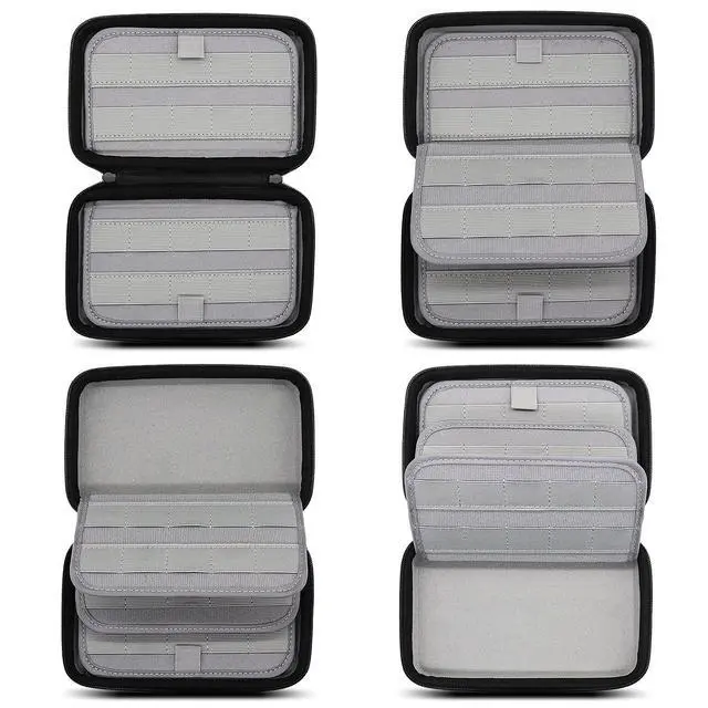 Alt view image 2 of 7 - 80 Switch Game Case Compatible with Nintendo Switch/Switch 2 Games & PS Vita Cartridges, Hard Shell Card Holders Organizer Storage Case Travel Portable Carrying Bag