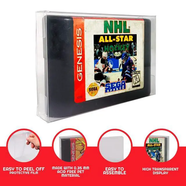 Alt view image 2 of 7 - Video Game Case Protector compatible for Sega Genesis Cartridge - Bulk retail bags game cases. Retro gaming console partner for retro game system collection (pack of 25)