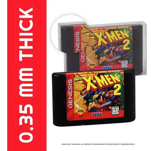 Alt view image 4 of 7 - Video Game Case Protector compatible for Sega Genesis Cartridge - Bulk retail bags game cases. Retro gaming console partner for retro game system collection (pack of 25)