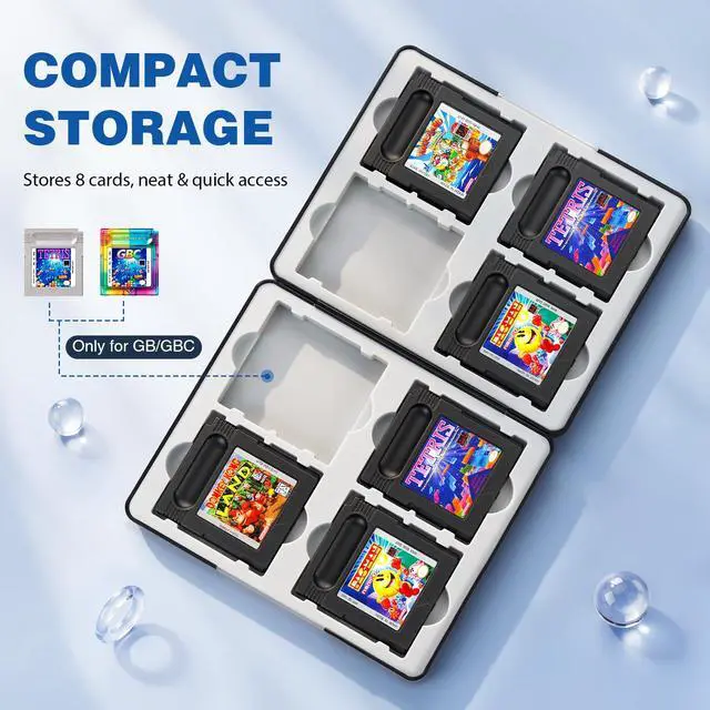 Alt view image 2 of 7 - GB Game Case for GameBoy, GameBoy Color Cards, Holds 8 Cartridges