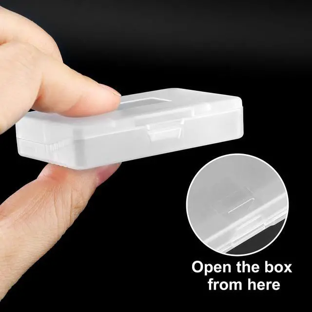 Alt view image 4 of 6 - 12Pcs Clear Protective Game Cartridge Case 2.52 x 1.56 x 0.53inch Plastic Storage Box Game Card Case,Dust Cover Single Cartridge Holder for Nintendo Game Boy Advance GBA