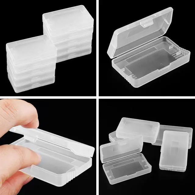 Alt view image 6 of 6 - 12Pcs Clear Protective Game Cartridge Case 2.52 x 1.56 x 0.53inch Plastic Storage Box Game Card Case,Dust Cover Single Cartridge Holder for Nintendo Game Boy Advance GBA