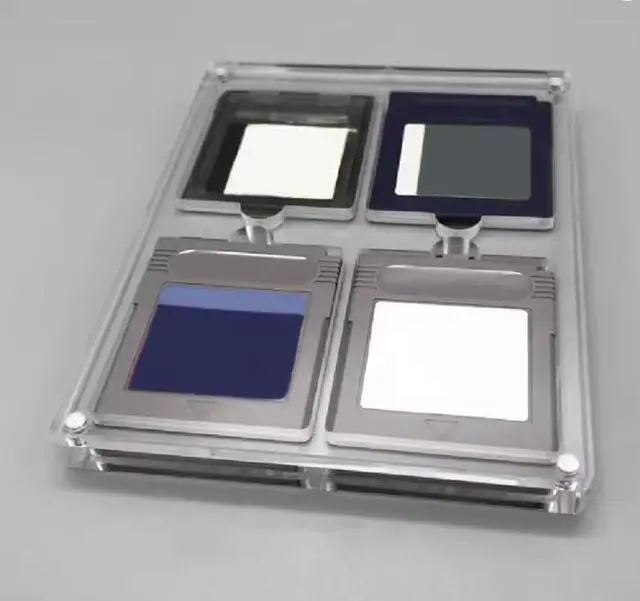 Main image of 1/3/4 Slots Transparent Magnetic Cover Acrylic Game Cartridge Holder Dustproof Display Storage Box for Gameboy GB GBC (1 Slots)