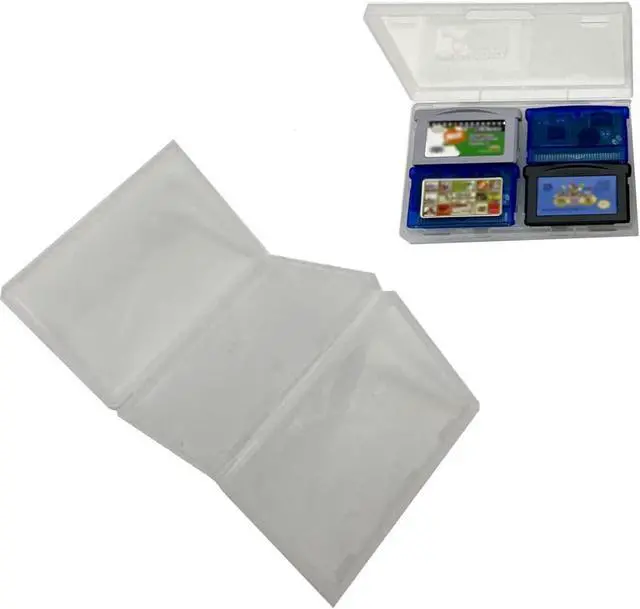 Main image of 4in1 Storage Box Protective Case for GameBoy GBA GBASP Game Cartridge Card (Transparent)