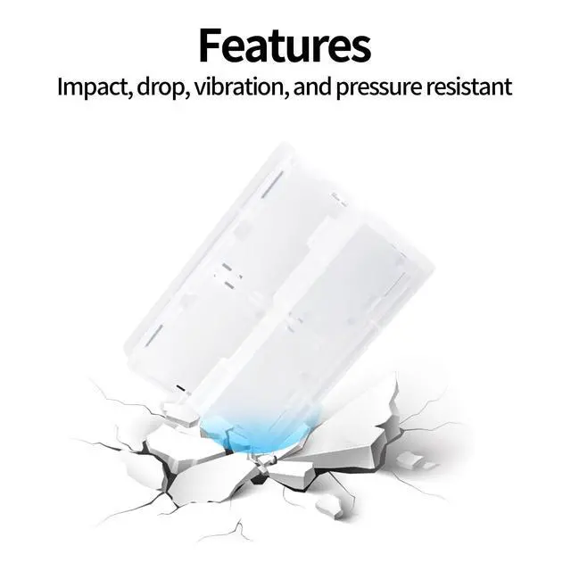 Alt view image 5 of 7 - 4in1 Storage Box Protective Case for GameBoy GBA GBASP Game Cartridge Card (Transparent)