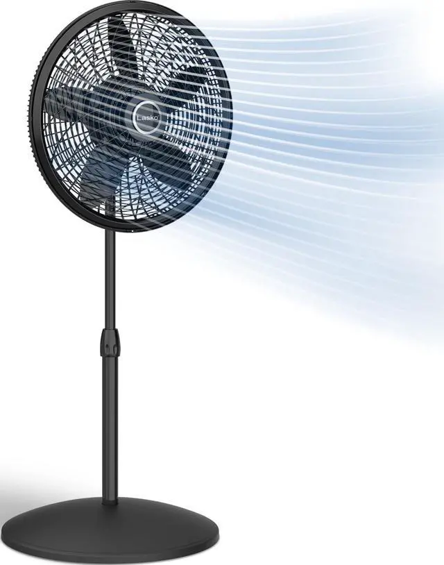 Main image of Adjustable Pedestal Fan - 18 - 1827 - Black
