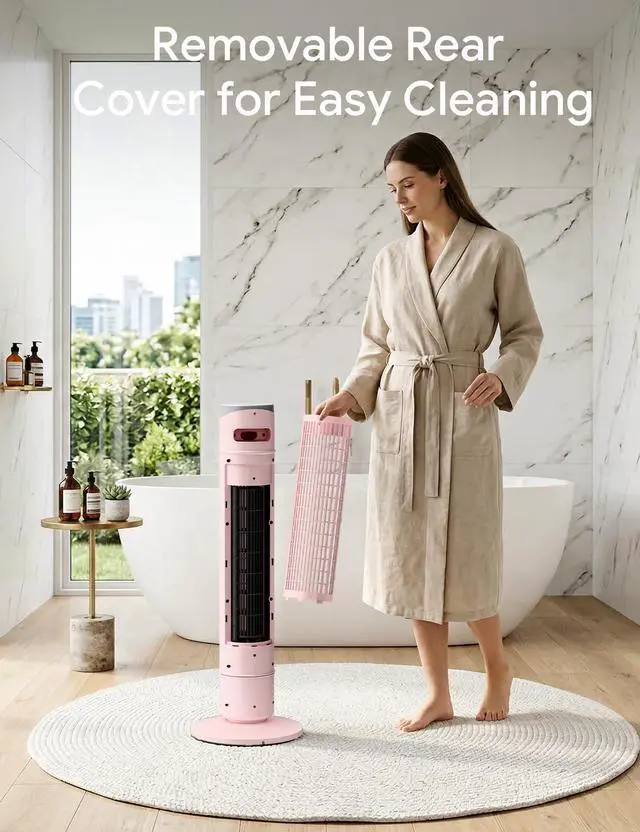 Alt view image 4 of 4 - Smart Tower Fan for Bedroom,120° Oscillating Fans that Blow Cold Air
