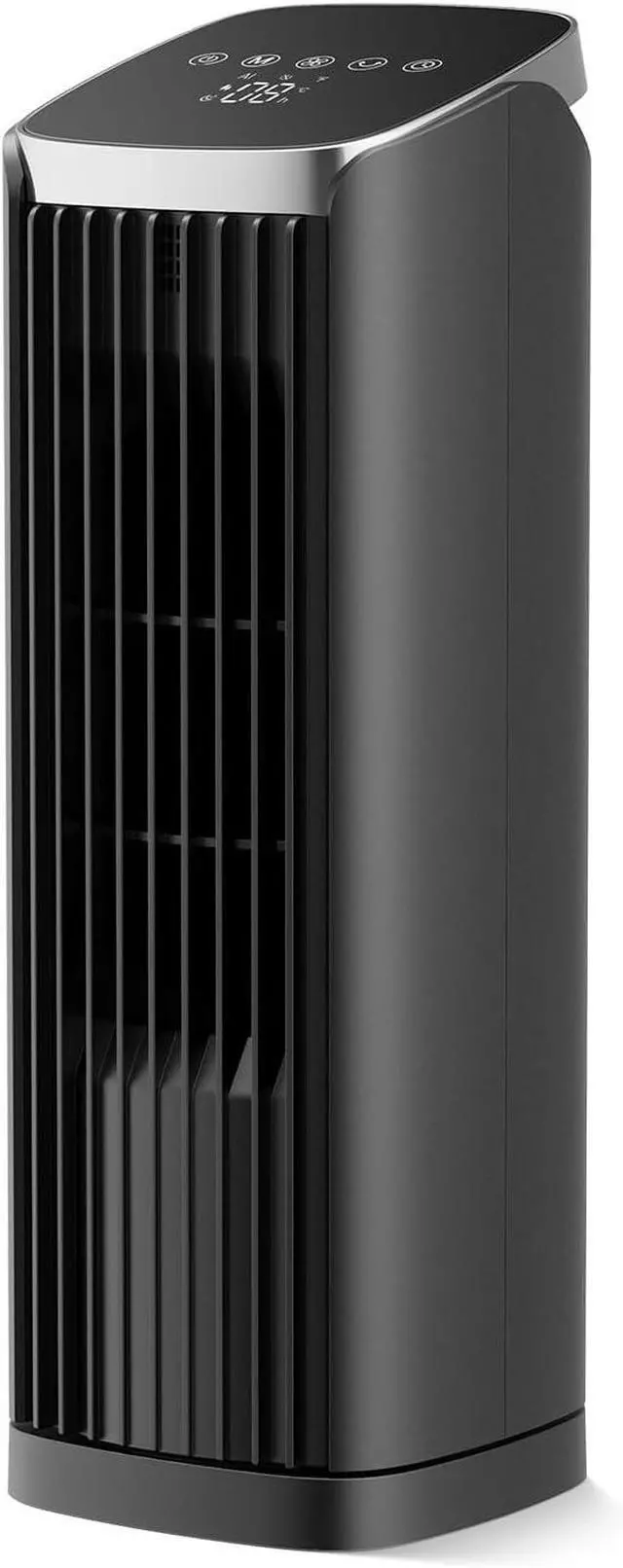 Alt view image 7 of 7 - 13" Tower Fan for Bedroom, Portable Desk Fan with 4 Speeds, 4 Modes