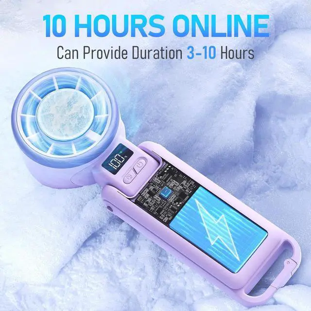 Alt view image 5 of 7 - Portable Handheld Cooling Fan, Travel Essentials, Gifts for Women