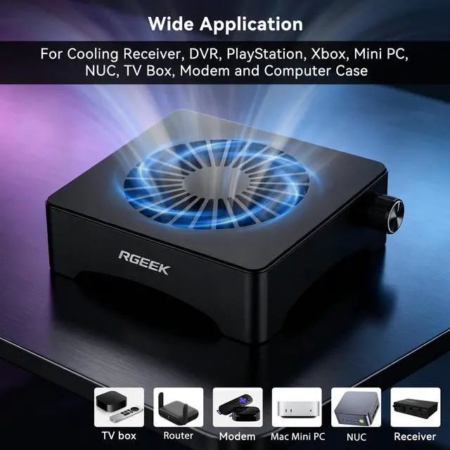 Alt view image 7 of 7 - 5V USB Computer Fan, Mini PC Cooling Fan, with Adjustable Speed Controller