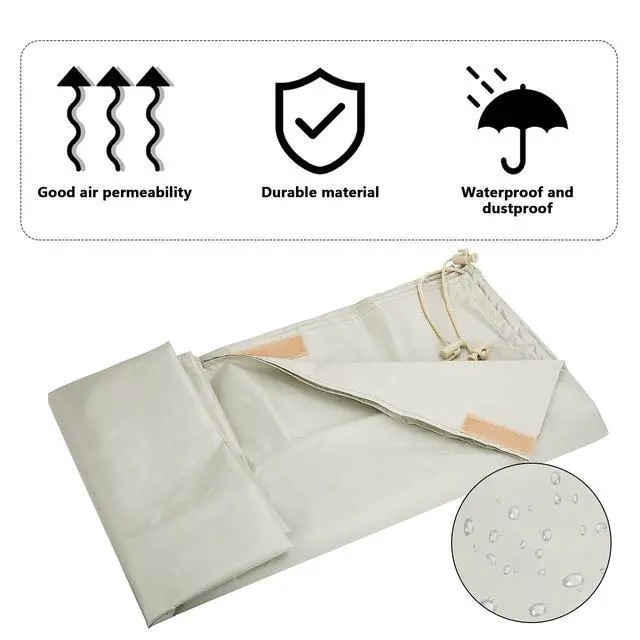 Alt view image 5 of 6 - Solar Reel Protective Cover for Pool up to 16 FT Wide, Waterproof Pool Reel Cover Solar Blanket Cover for Above Ground and Inground Pools