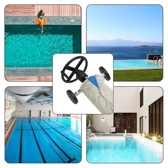 Alt view image 6 of 6 - Solar Reel Protective Cover for Pool up to 16 FT Wide, Waterproof Pool Reel Cover Solar Blanket Cover for Above Ground and Inground Pools