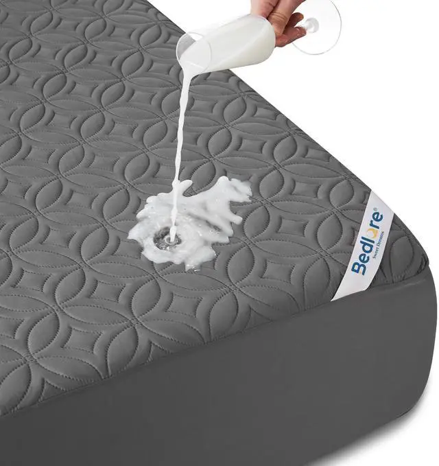 Main image of Waterproof Mattress Protector, King Size Mattress Pad