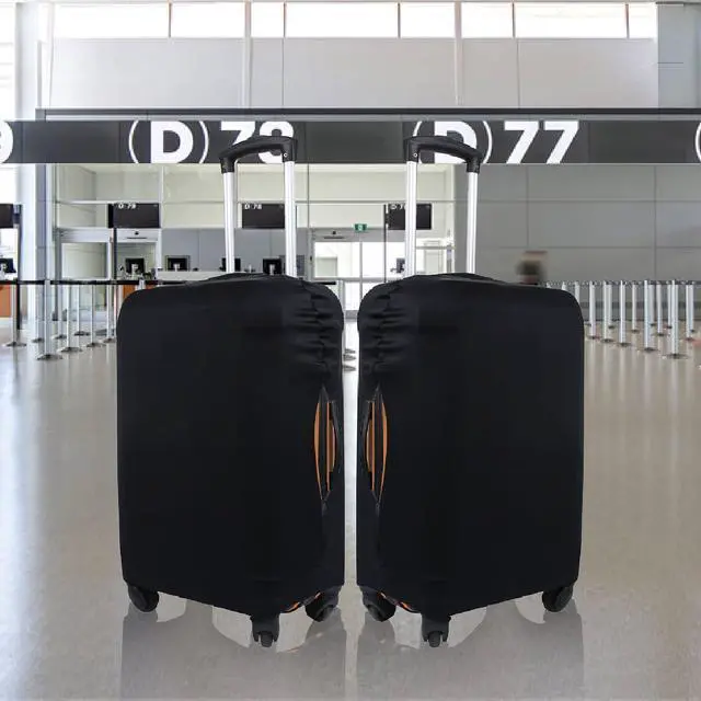 Alt view image 5 of 6 - Travel Luggage Cover Suitcase Protector Fits 18-22 Inch Case (Black, S)
