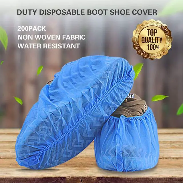 Alt view image 5 of 5 - Shoe Covers Disposable 200 Pack (100 Pairs)