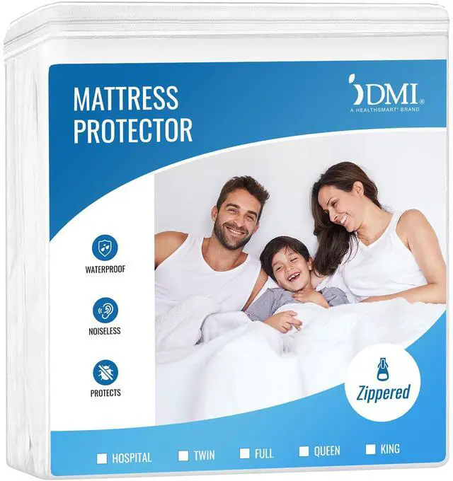 Main image of Waterproof Mattress Protector and Mattress Cover, Soft, Encased Zippered Fit, Twin, Packaging may vary