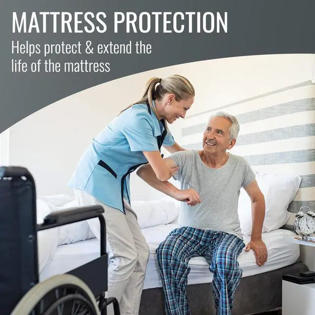 Alt view image 3 of 7 - Waterproof Mattress Protector and Mattress Cover, Soft, Encased Zippered Fit, Twin, Packaging may vary