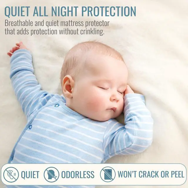 Alt view image 4 of 7 - Waterproof Mattress Protector and Mattress Cover, Soft, Encased Zippered Fit, Twin, Packaging may vary