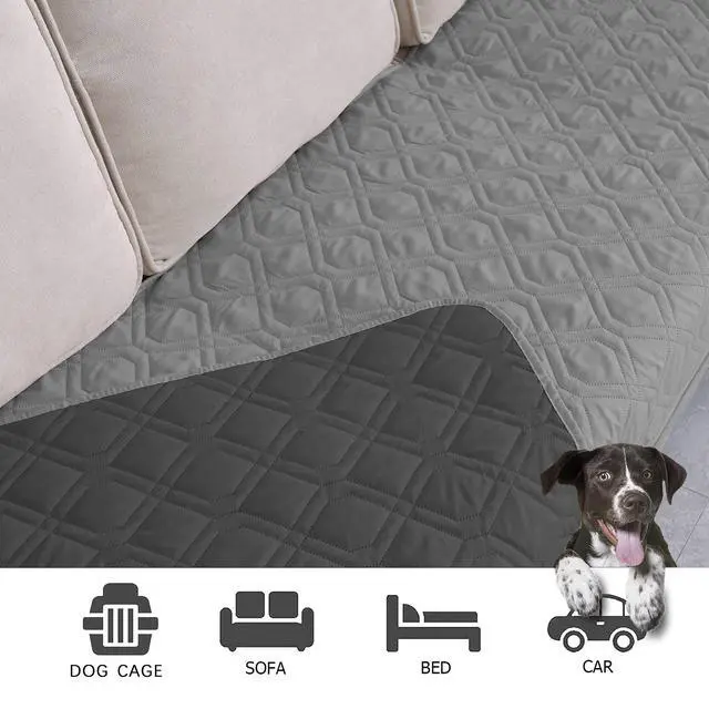 Alt view image 3 of 5 - Waterproof Dog Bed Cover Pet Blanket for Furniture Bed Couch Sofa Reversible