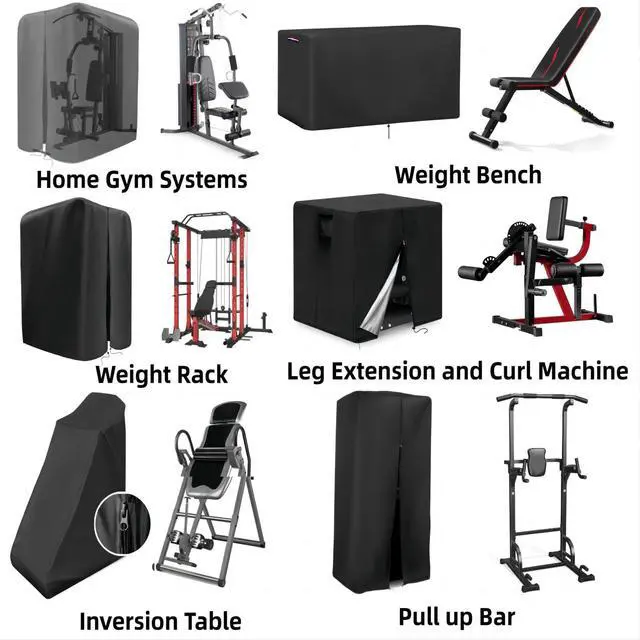 Alt view image 6 of 7 - Home Gym Cover for Marcy Multi Gym Set/ Outdoor Workout Equipment