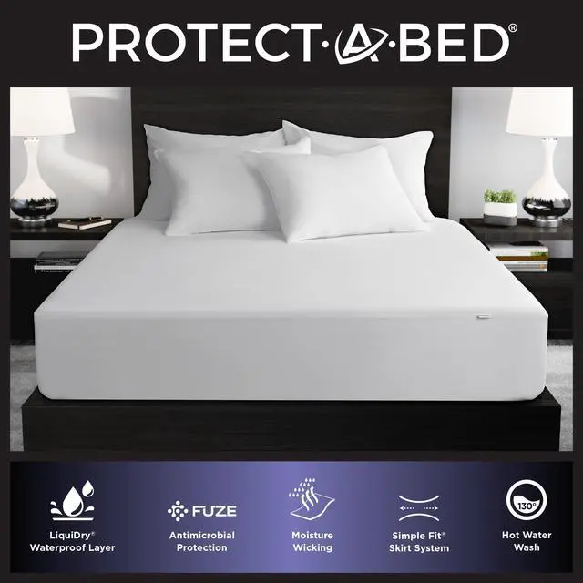 Alt view image 2 of 7 - Essential Waterproof Mattress Protector, Queen