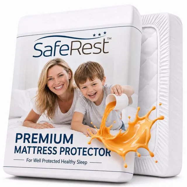 Main image of Waterproof Queen Size Mattress Protector