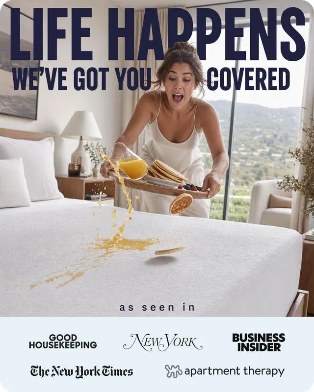 Alt view image 4 of 7 - Waterproof Queen Size Mattress Protector