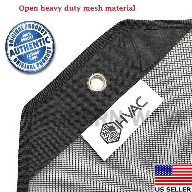 Alt view image 3 of 7 - Central Air Conditioner Cover for Outside Units 36 x 36 - Top Universal Outdoor AC Cover Defender (Mesh, 36" x 36")