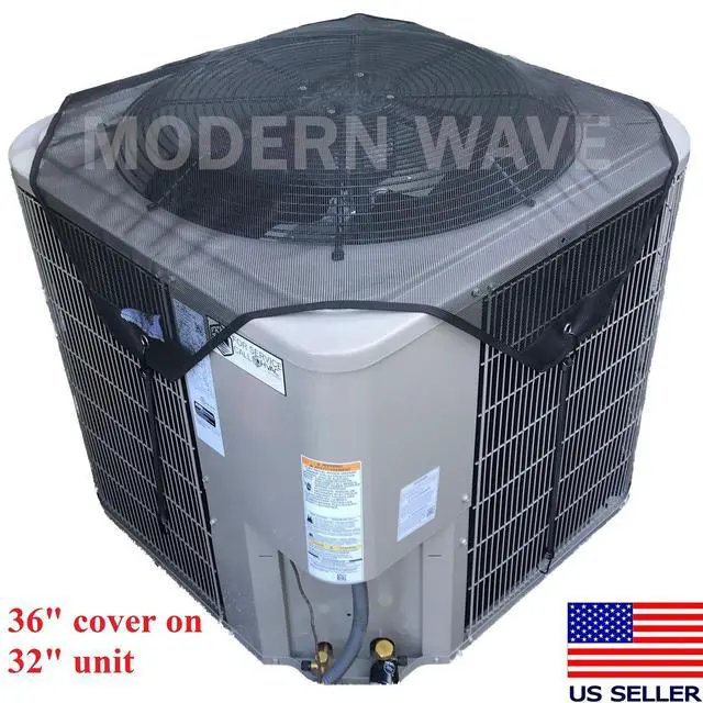 Alt view image 7 of 7 - Central Air Conditioner Cover for Outside Units 36 x 36 - Top Universal Outdoor AC Cover Defender (Mesh, 36" x 36")