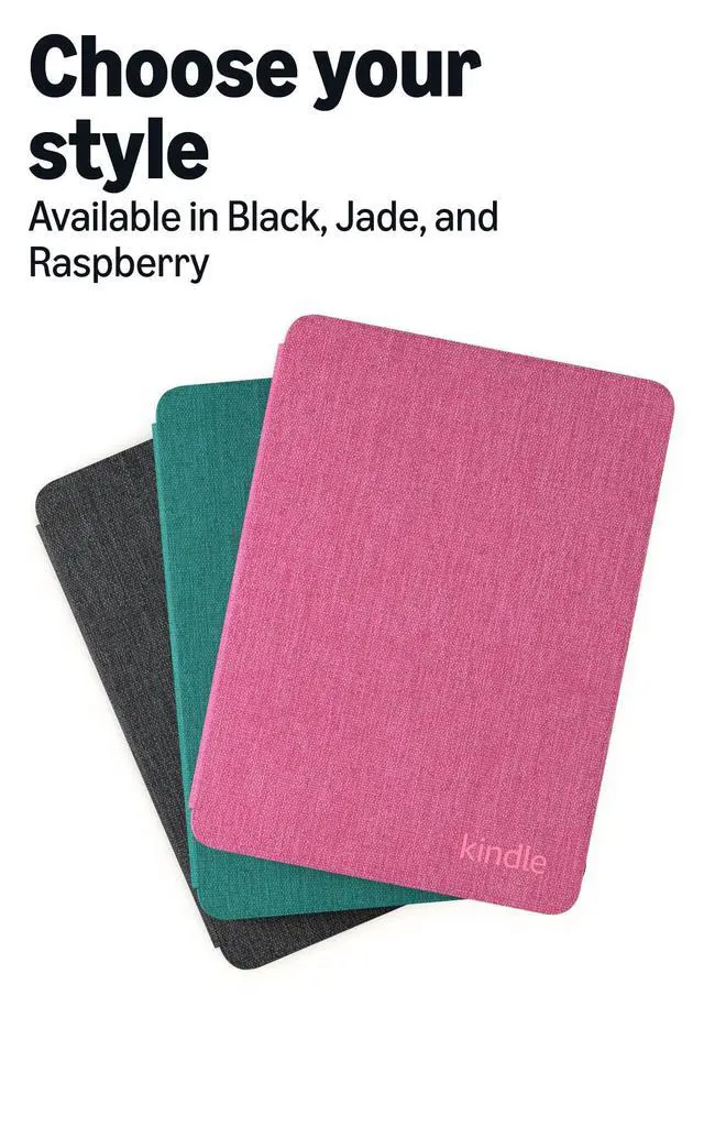 Alt view image 5 of 5 - Kindle Paperwhite and Kindle Colorsoft Case, Lightweight and Water-Safe, Foldable Protective Cover - Fabric