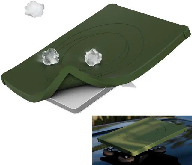 Main image of Starlink Mini Cover, Green Starlink Mini Protective Cover Liquid Silicone Sleeve Accessories for Camping Outdoor Protector from Scratching Hailstone