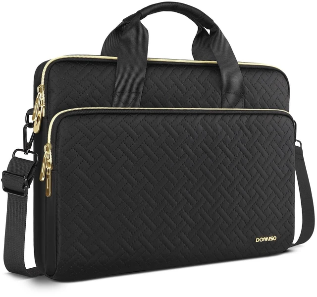 Main image of 15.6 inch Laptop Case Sleeve Protective Cover Compatible with MacBook Pro 16 M4 M3 M2/Pro Max,15.6-16 inch HP Dell ASUS Lenovo Chromebook,Waterproof Computer Bag with Shoulder Strap,Black