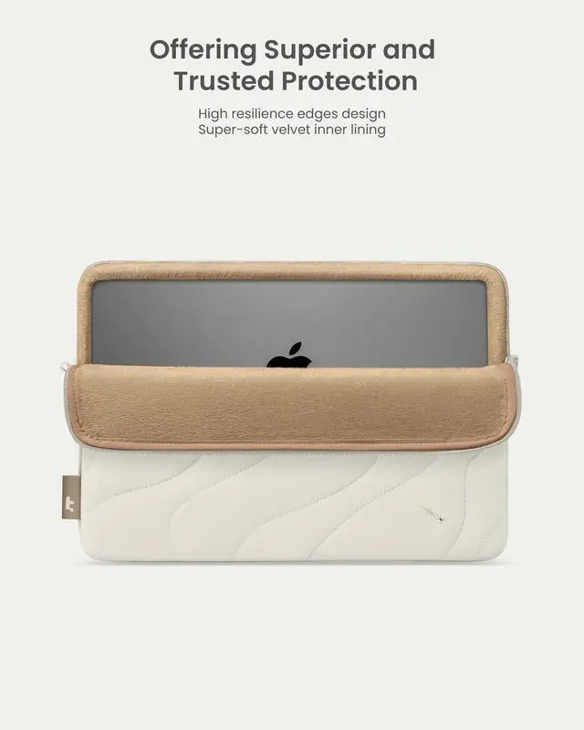 Alt view image 5 of 7 - 360 Protective Puffy Laptop Sleeve for 13-inch MacBook Air M5/A3449