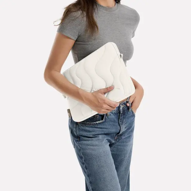 Alt view image 6 of 7 - 360 Protective Puffy Laptop Sleeve for 13-inch MacBook Air M5/A3449