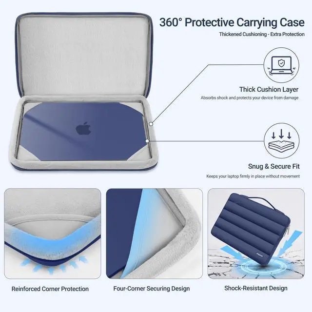 Alt view image 6 of 7 - Compatible with MacBook Neo Case 13 inch 2026 A3404 A18 Pro Chip