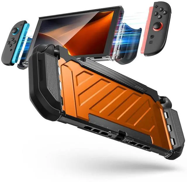 Main image of for Nintendo Switch 2 Case 2025, Joy Con Remove Friendly, Coral