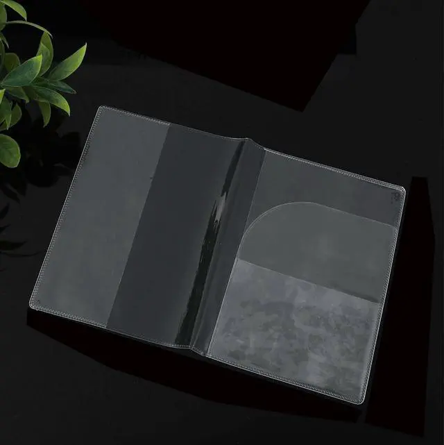 Alt view image 3 of 7 - Waterproof Clear PVC Passport Cover Holder Case Protector ID Card