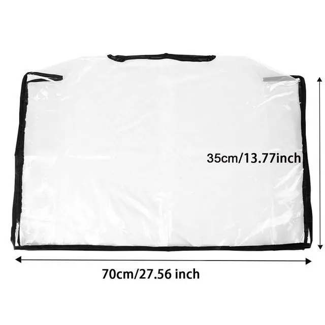 Alt view image 3 of 5 - Rain Slicker for Handbags EVA Handbag Cover Purse Tote Protector Handbag Bag Protective Cover (Rectangle)