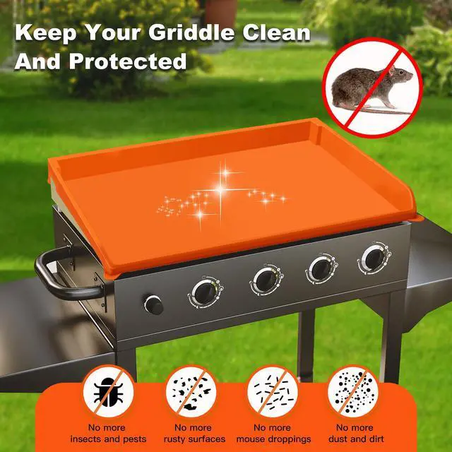 Alt view image 4 of 7 - 36 Inch Silicone Griddle Cover for Blackstone