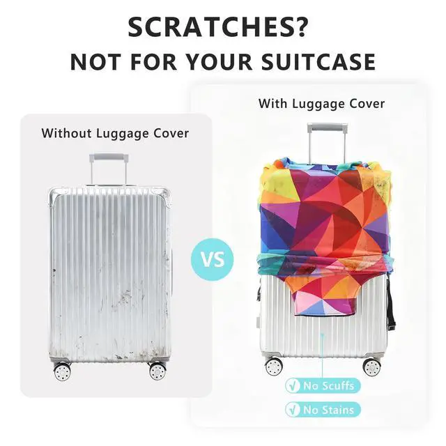 Alt view image 4 of 7 - Luggage Covers For Suitcase Tsa Approved Suitcase Cover Protector