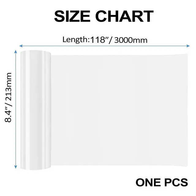 Alt view image 4 of 7 - Door Scratch Protector, Clear Premium Furniture Guard, 118 x 8.4 Inch Cat Dog Scratch Shield Protector, Durable Anti-Scratch Vinyl Door Cover Protects Walls & Furniture