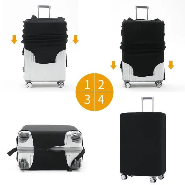 Alt view image 7 of 7 - Luggage Covers For Suitcase Tsa Approved Suitcase Cover Protector