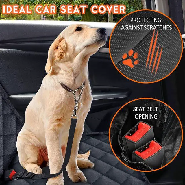 Alt view image 5 of 7 - Dog Car Seat Cover, Back Seat Cover for Dogs Pet Car Seat Protector